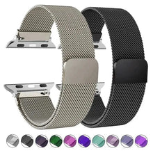 Load image into Gallery viewer, Milanese Stainless Steel Metal Strap For Apple Watch Bands - 7 color options 38mm - 49mm Axios Bands