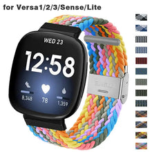 Load image into Gallery viewer, Nylon / Cloth Fitbit Band For Versa, Versa 2, Versa Lite - 36 color options Axios Bands
