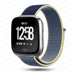 Nylon Fitbit Band For Versa 3 / 4 - Sense 1 / 2 (20 color options) -