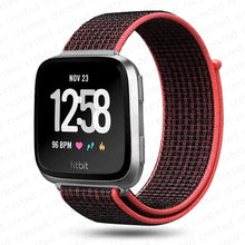 Load image into Gallery viewer, Nylon Fitbit Band For Versa 3 / 4 - Sense 1 / 2 (20 color options) Axios Bands