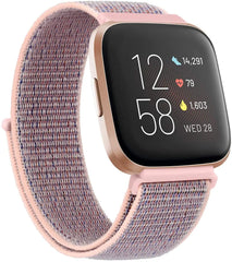 Nylon Fitbit Band For Versa 3 / 4 - Sense 1 / 2 (20 color options) -