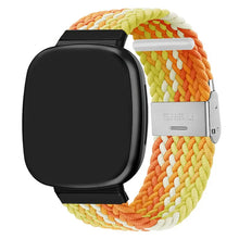 Load image into Gallery viewer, Nylon Cloth Fitbit Band For Versa 3 / 4 - Sense 1 / 2 (36 color options) Axios Bands