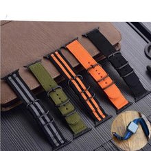 Load image into Gallery viewer, Nylon Fabric Apple Watch Bands - 10 color options 38mm - 49mm Axios Bands