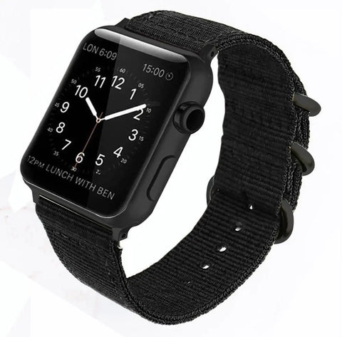 Nylon Fabric Apple Watch Bands - 13 color options 38mm - 49mm -
