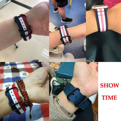 Nylon Fabric Apple Watch Bands - 13 color options 38mm - 49mm -