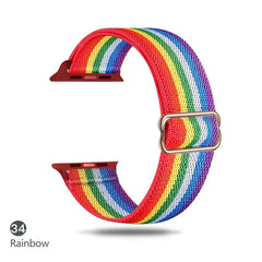 Nylon Fabric Apple Watch Bands - 80 color options 38mm - 49mm -