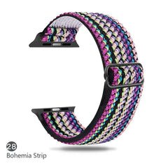 Nylon Fabric Apple Watch Bands - 80 color options 38mm - 49mm -