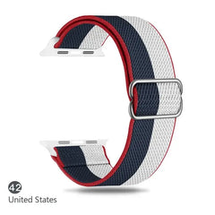 Nylon Fabric Apple Watch Bands - 80 color options 38mm - 49mm -
