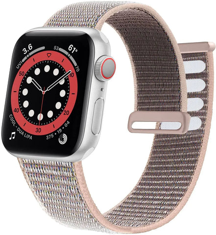 Nylon Fabric & Velcro Apple Watch Bands - 18 color options 38mm - 49mm -
