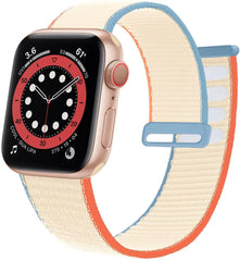 Nylon Fabric & Velcro Apple Watch Bands - 18 color options 38mm - 49mm -