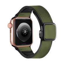 Load image into Gallery viewer, Premium Genuine Leather Magnetic Strap for Apple Watch Band 38mm to 49mm - 10 Colors Axios Bands