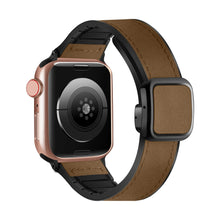 Load image into Gallery viewer, Premium Genuine Leather Magnetic Strap for Apple Watch Band 38mm to 49mm - 10 Colors Axios Bands