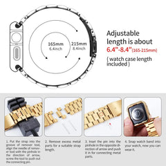 Premium Stainless Steel Band + Case for Apple Watch Ultra 2, 38mm to 49mm - 14 Colors -