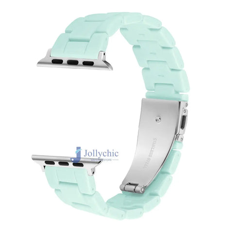 Resin Apple Watch Bands - 12 color options 38mm - 49mm -