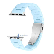 Load image into Gallery viewer, Resin Apple Watch Bands - 12 color options 38mm - 49mm Axios Bands