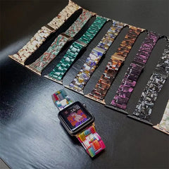 Resin Apple Watch Bands - 26 color options 38mm - 49mm -