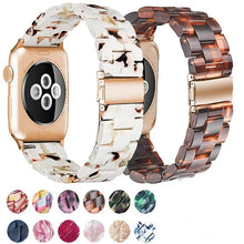 Load image into Gallery viewer, Resin Apple Watch Bands - 43 color options 38mm - 49mm Axios Bands