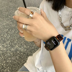 Resin Apple Watch Bands - 9 color options 38mm - 49mm -