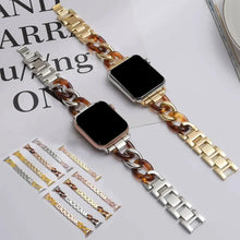 Load image into Gallery viewer, Resin Stainless Steel Premium Lightweight Wristband for Apple Watch Band Axios Bands