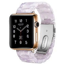 Load image into Gallery viewer, Resin & Metal Apple Watch Bands - 10 color options 38mm - 49mm Axios Bands