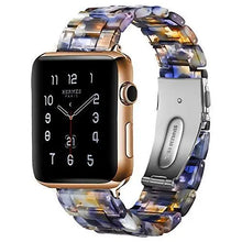 Load image into Gallery viewer, Resin & Metal Apple Watch Bands - 10 color options 38mm - 49mm Axios Bands