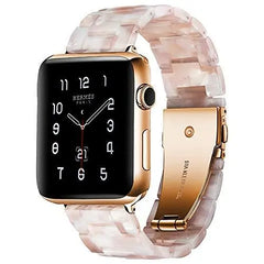 Resin & Metal Apple Watch Bands - 10 color options 38mm - 49mm -