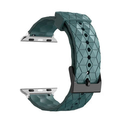 Silicone Pattern Strap Apple Watch Band - 20 Color Options 38mm - 49mm -