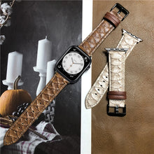 Load image into Gallery viewer, Leather Apple Watch Band - 8 Color Options 38mm - 49mm