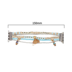 Elastic Beaded Apple Watch Bands - 4 color options 38mm - 49mm -
