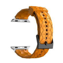 Silicone Pattern Strap Apple Watch Band - 20 Color Options 38mm - 49mm -