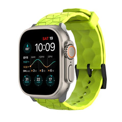 Silicone Pattern Strap Apple Watch Band - 20 Color Options 38mm - 49mm -