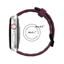 Load image into Gallery viewer, Silicone Pattern Strap Apple Watch Band - 20 Color Options 38mm - 49mm
