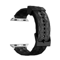 Silicone Pattern Strap Apple Watch Band - 20 Color Options 38mm - 49mm -