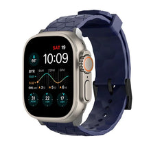 Load image into Gallery viewer, Silicone Pattern Strap Apple Watch Band - 20 Color Options 38mm - 49mm