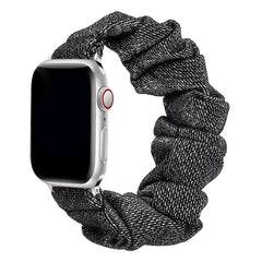 Scrunchie Elastic Nylon Apple Watch Band - 19 color options 38mm - 49mm -