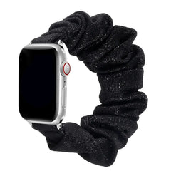 Scrunchie Elastic Nylon Apple Watch Band - 19 color options 38mm - 49mm -
