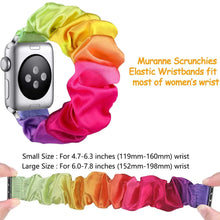 Load image into Gallery viewer, Scrunchie Elastic Nylon Apple Watch Band - 19 color options 38mm - 49mm Axios Bands