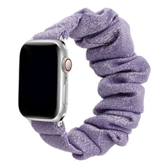 Scrunchie Elastic Nylon Apple Watch Band - 19 color options 38mm - 49mm -