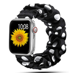 Scrunchie Elastic Nylon Apple Watch Band - 19 color options 38mm - 49mm -