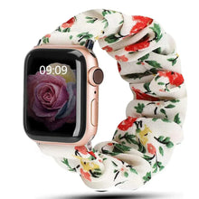 Load image into Gallery viewer, Scrunchie Elastic Nylon Apple Watch Band - 19 color options 38mm - 49mm Axios Bands