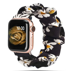 Scrunchie Elastic Nylon Apple Watch Band - 19 color options 38mm - 49mm -
