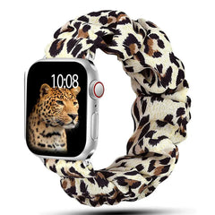Scrunchie Elastic Nylon Apple Watch Band - 19 color options 38mm - 49mm -