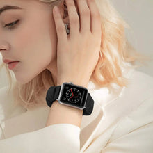 Load image into Gallery viewer, Scrunchie Elastic Nylon Apple Watch Band - 19 color options 38mm - 49mm Axios Bands