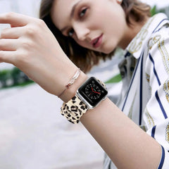 Scrunchie Elastic Nylon Apple Watch Band - 19 color options 38mm - 49mm -