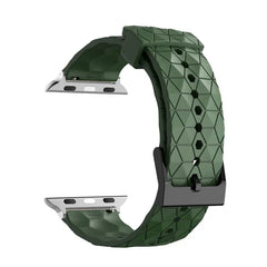 Silicone Pattern Strap Apple Watch Band - 20 Color Options 38mm - 49mm -