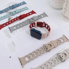 Silicone Apple Watch Band - 26 Color Options 38mm - 49mm -
