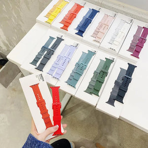 Silicone Apple Watch Bands - 12 color options 38mm - 49mm Axios Bands