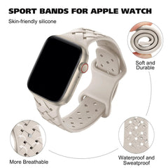 Silicone Apple Watch Bands - 16 color options 38mm - 49mm -