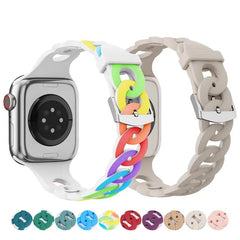 Silicone Apple Watch Bands - 18 color options 38mm - 49mm -