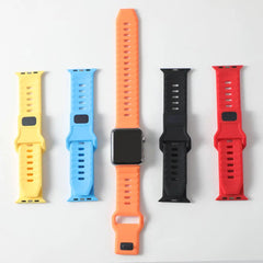 Silicone Apple Watch Bands - 20 color options 38mm - 49mm -